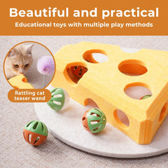 Cheese Cat Puzzle Toy Box