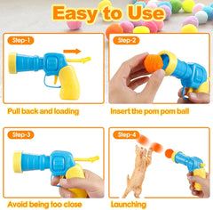 Ball Toy Launcher for Cats & Dogs