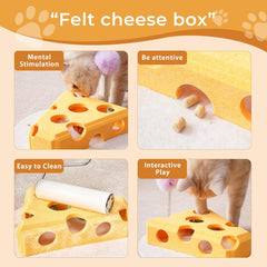 Cheese Cat Puzzle Toy Box