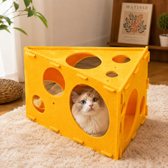 PetNova Cheese Felt Cat House