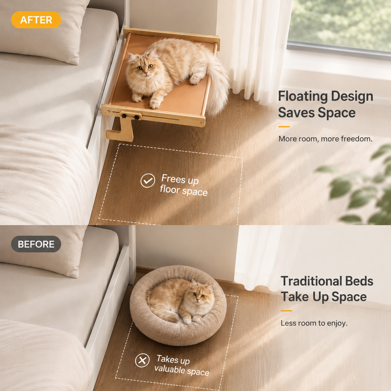 PetNova Cat hammocks for the window and bed