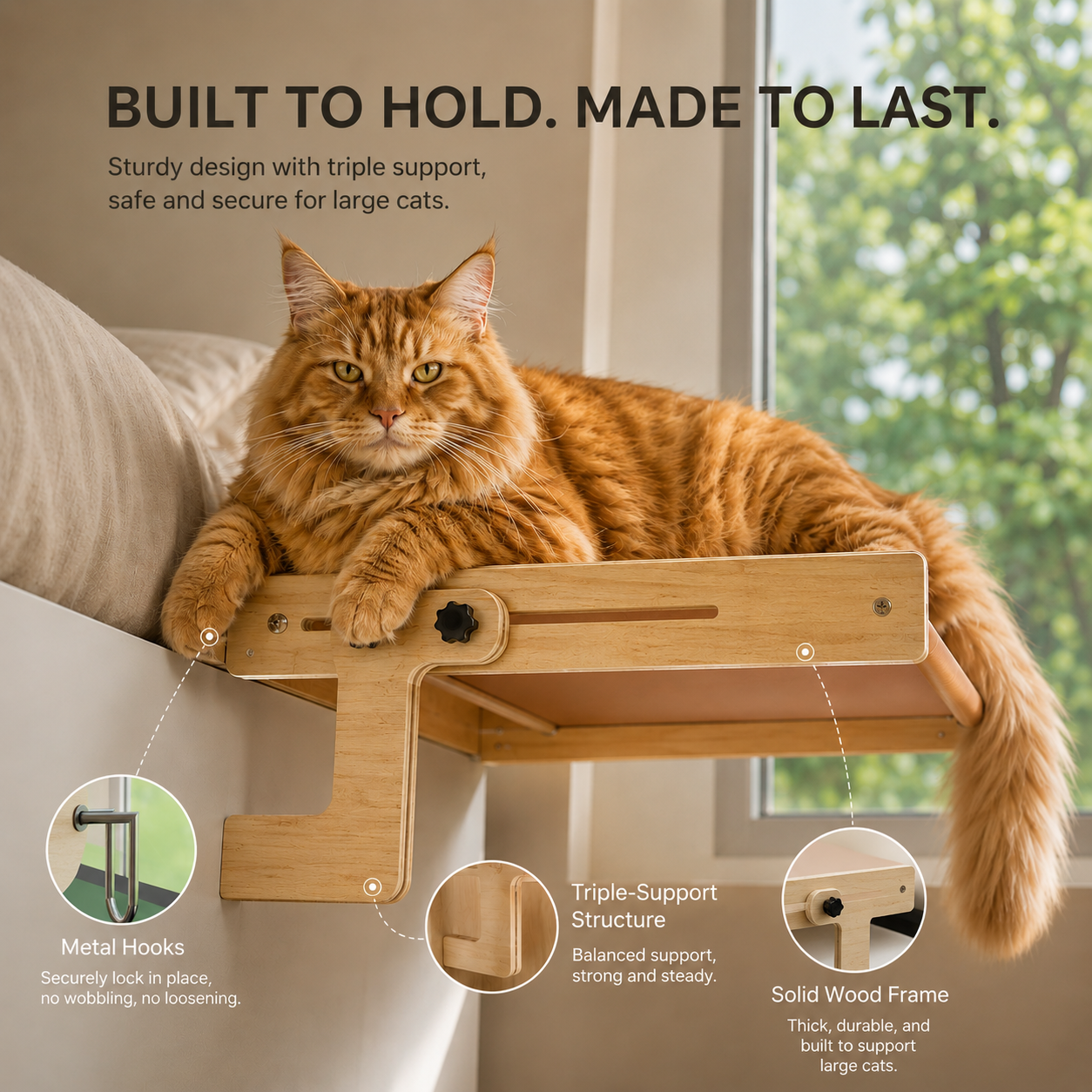PetNova Cat hammocks for the window and bed