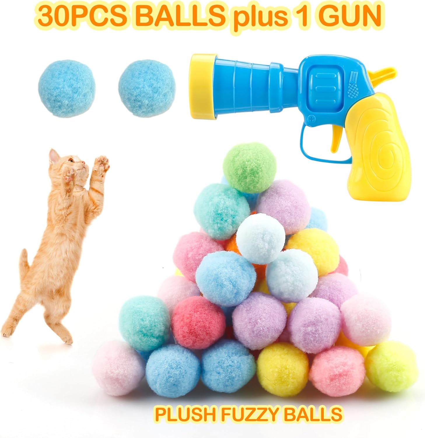 Ball Toy Launcher for Cats & Dogs
