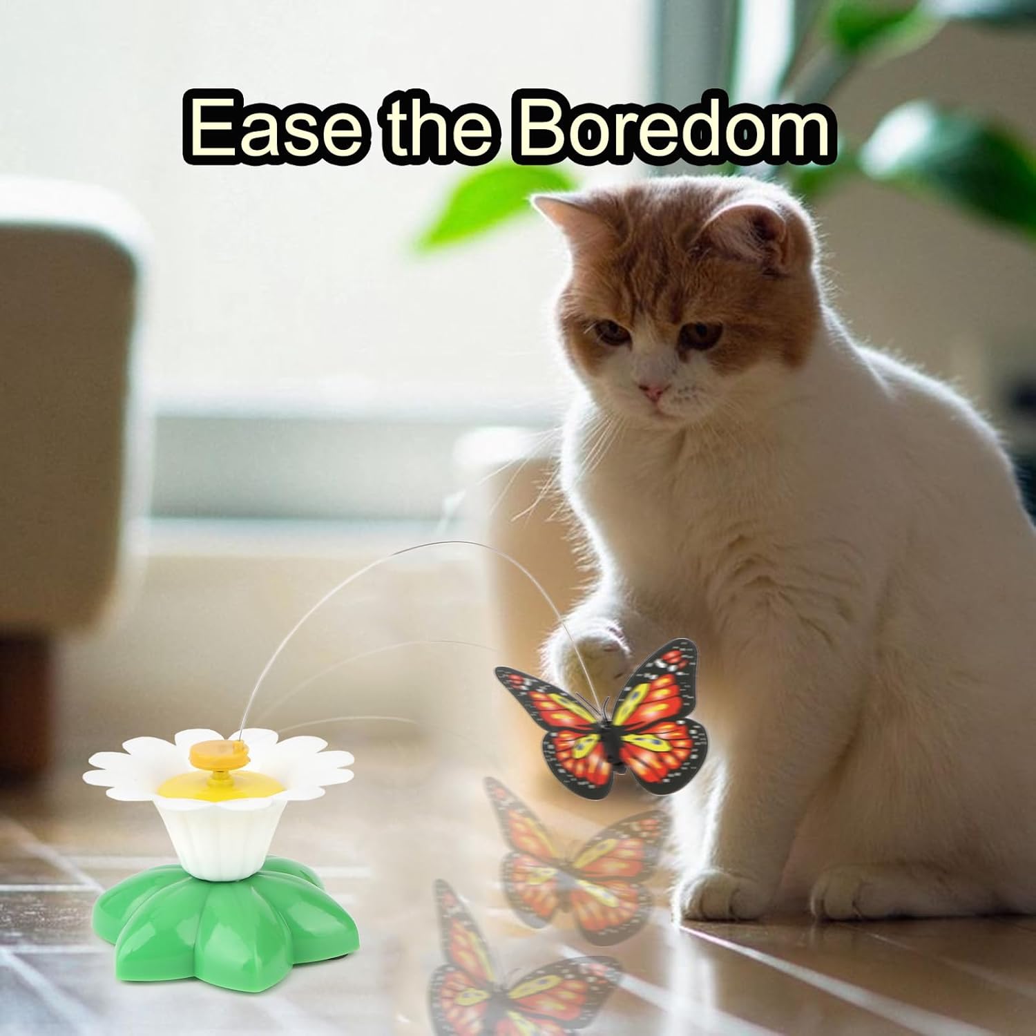 Electric Bird & Butterfly Teasing Cat Toys