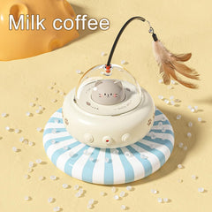 Interactive Spaceship Cat Toy