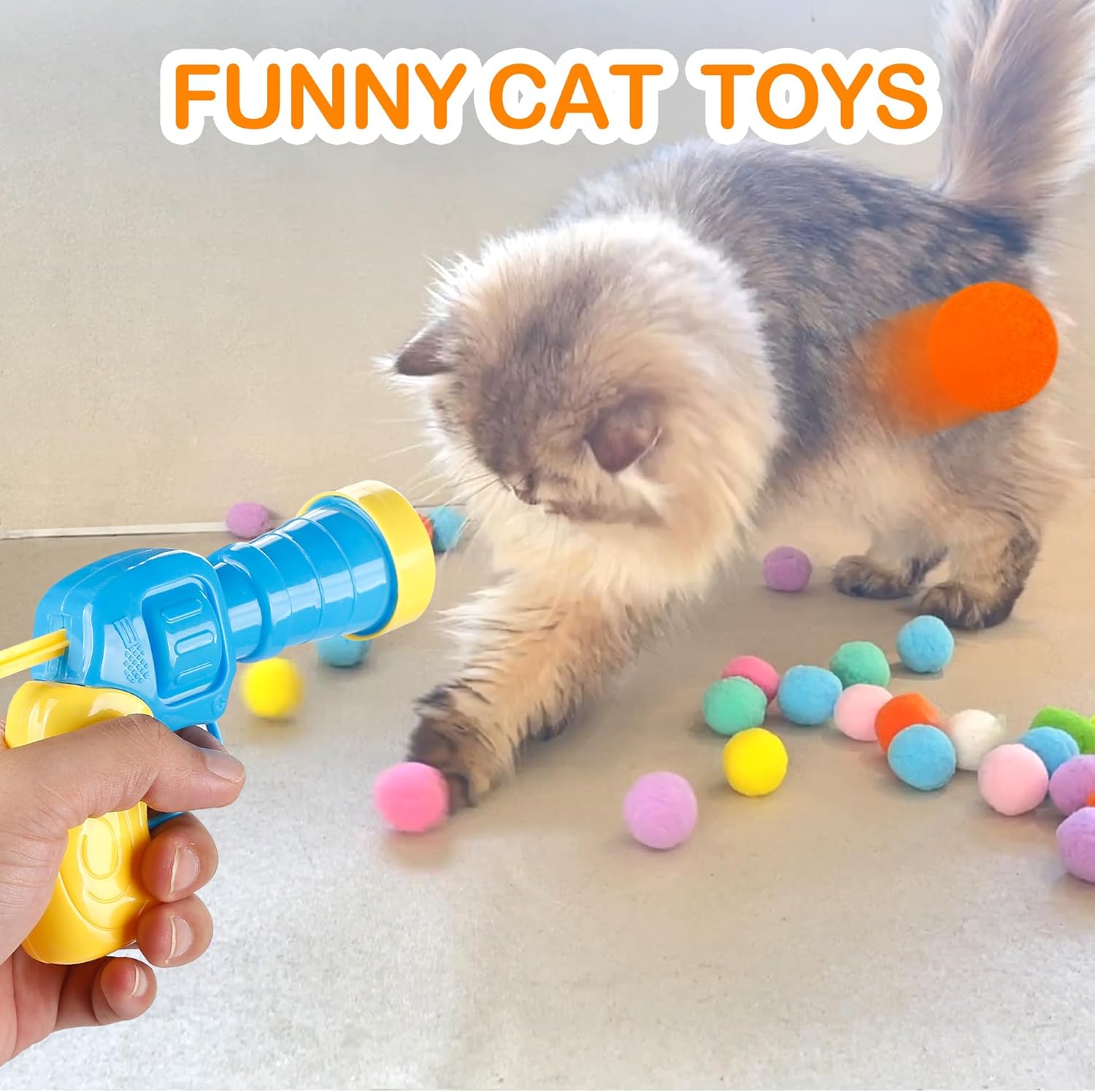 Ball Toy Launcher for Cats & Dogs