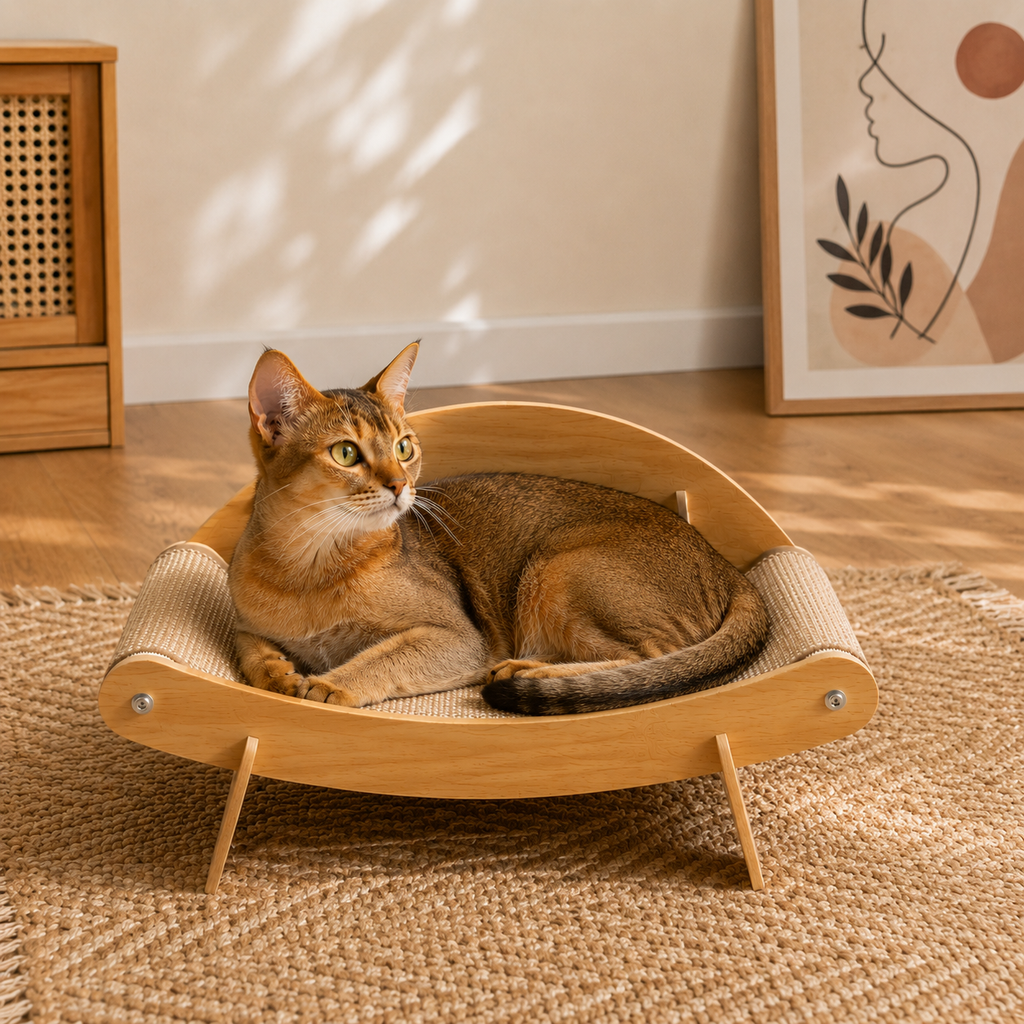 PetNova Sisal Cat Scratcher Sofa Bed