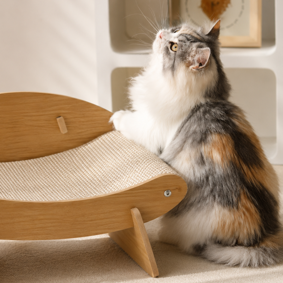 PetNova Sisal Cat Scratcher Sofa Bed
