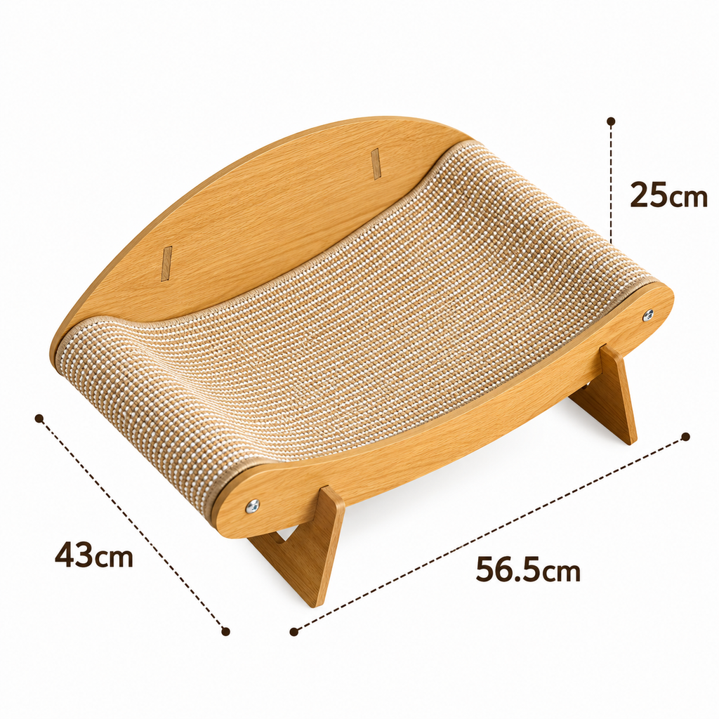 PetNova Sisal Cat Scratcher Sofa Bed