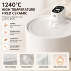 PetNova Automatic Ceramic Pet Water Fountain 2.3L