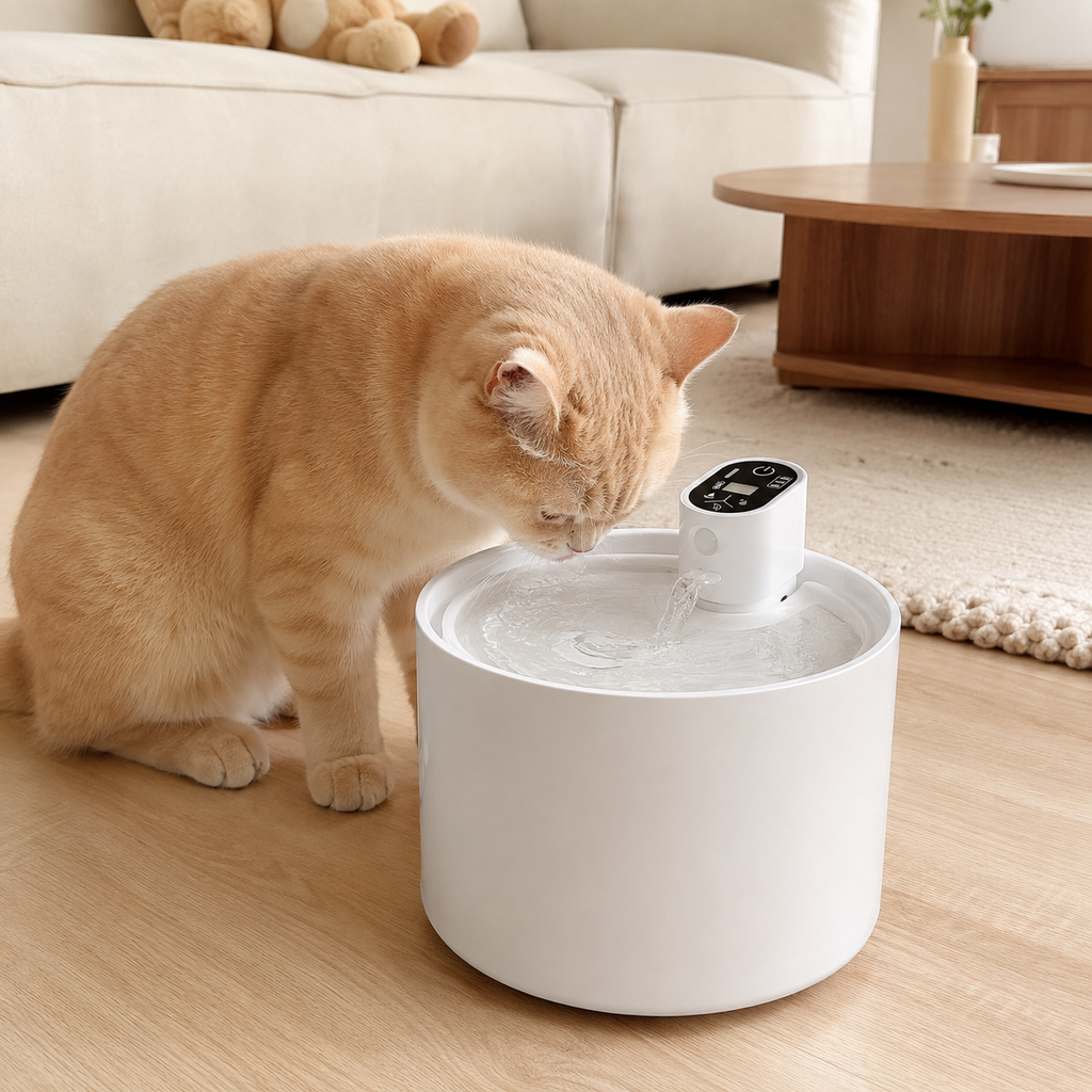 PetNova Automatic Ceramic Pet Water Fountain 2.3L