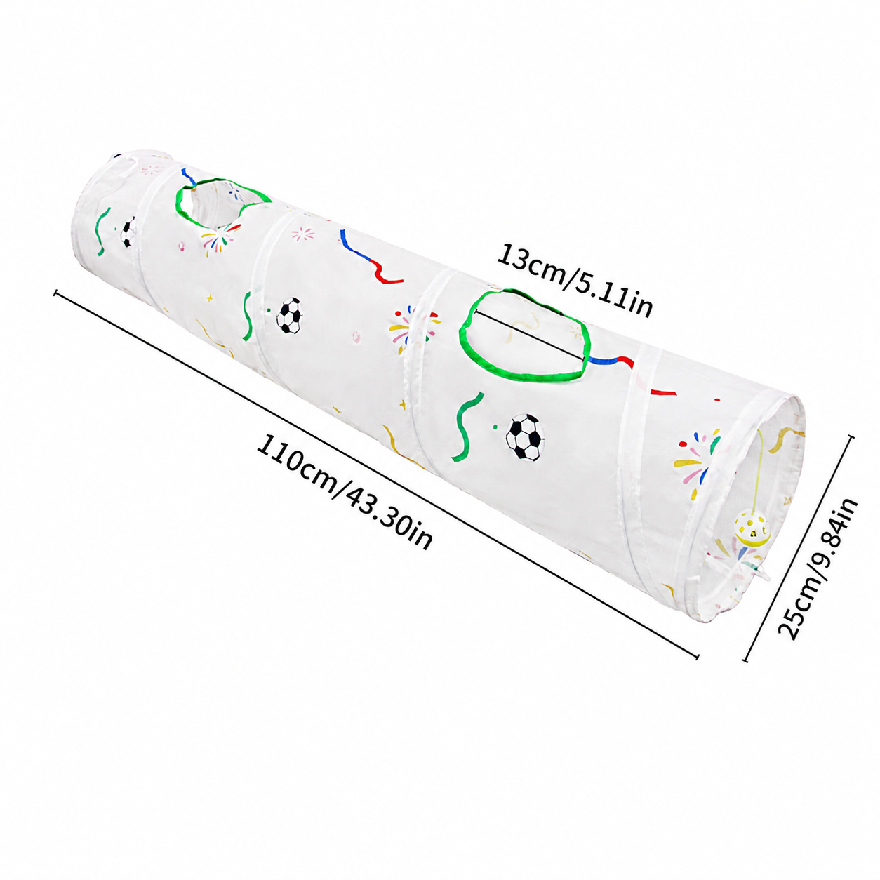 PetNova World Cup Soccer Field Cat Tunnel