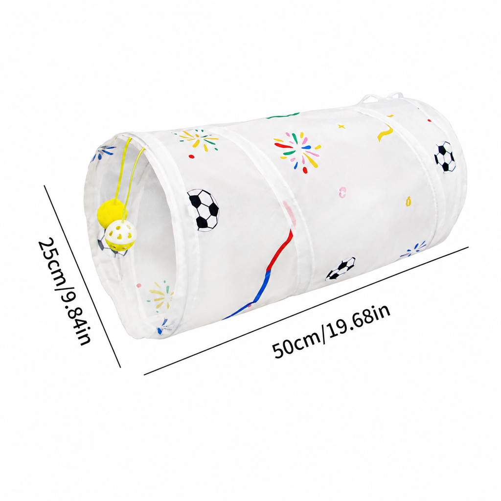 PetNova World Cup Soccer Field Cat Tunnel