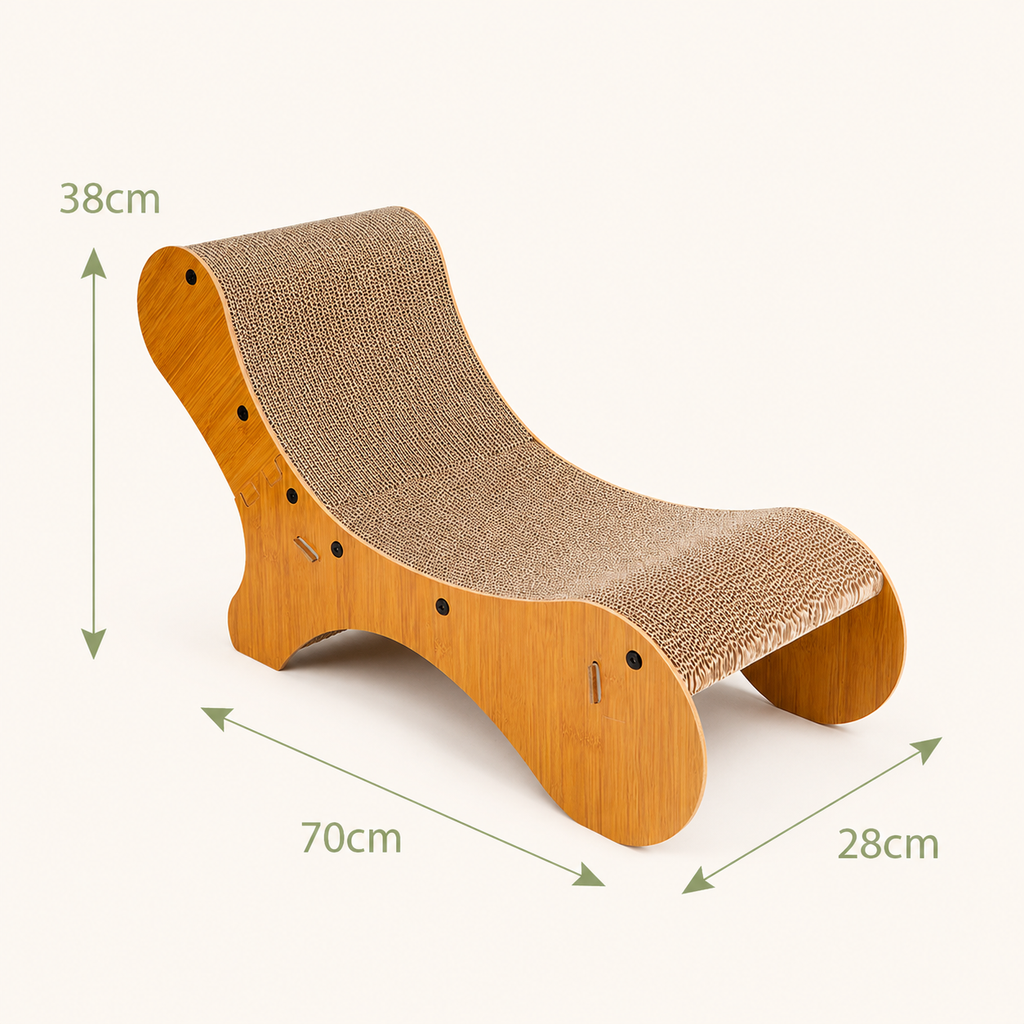 PetNova Wave Cat Scratcher Lounger