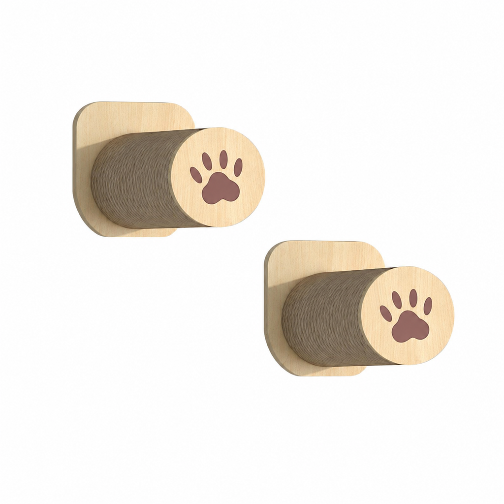 PetNova Solid Wood Wall-Mounted Cat Shelf House
