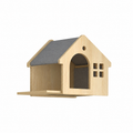 PetNova Solid Wood Wall-Mounted Cat Shelf House