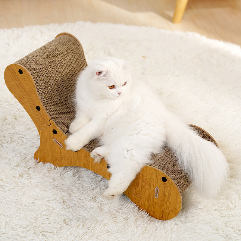 PetNova Wave Cat Scratcher Lounger