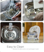 PetNova Automatic Stainless Steel Cat Water Fountain 2L